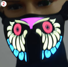 Load image into Gallery viewer, Waterproof Face Mask Light Up - SpookyHollow