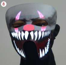 Load image into Gallery viewer, Waterproof Face Mask Light Up - SpookyHollow