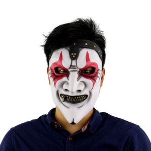 Scary Clown Latex Full Face Mask - SpookyHollow