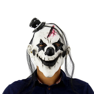 Scary Clown Latex Full Face Mask - SpookyHollow