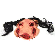 Load image into Gallery viewer, Saw Pig Head Scary Mask - SpookyHollow