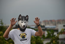 Load image into Gallery viewer, Halloween  Siberian Husky Dog Latex Mask - SpookyHollow