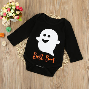 Baby Boy/Girl Halloween Long Sleeve Romper - SpookyHollow