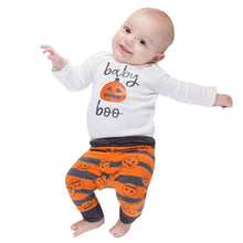 Load image into Gallery viewer, 3pcs Baby Boy/Girl Long Sleeve Romper +Pants+ Hat - SpookyHollow