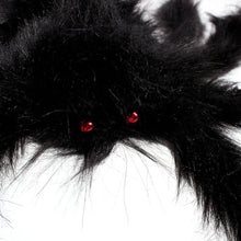 Load image into Gallery viewer, Big Black Furry Fake Spider - SpookyHollow