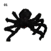 Load image into Gallery viewer, Big Black Furry Fake Spider - SpookyHollow