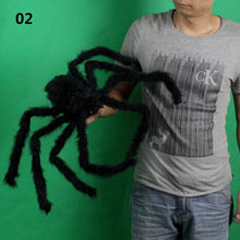 Load image into Gallery viewer, Big Black Furry Fake Spider - SpookyHollow