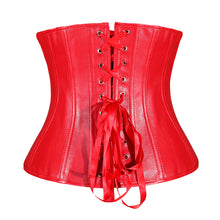 Load image into Gallery viewer, Women Black &amp; Red Steampunk Body Shaper - SpookyHollow