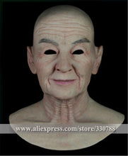 Load image into Gallery viewer, Top quality realistic silicone old man mask - SpookyHollow