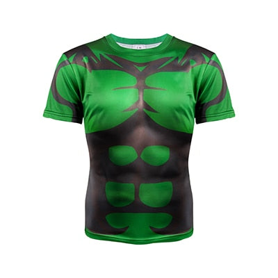 DC 3D high quality superhero compressed T-shirts - SpookyHollow