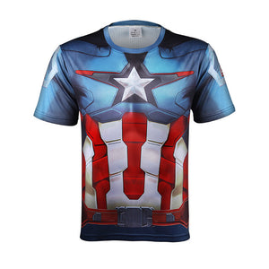 DC 3D high quality superhero compressed T-shirts - SpookyHollow