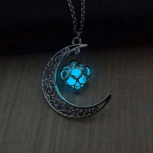 Amazing Moon Glowing Necklace - SpookyHollow