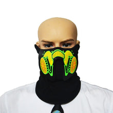 Load image into Gallery viewer, Mask LED Luminous Flashing Face Mask with Sound Control - SpookyHollow