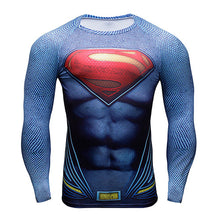 Load image into Gallery viewer, Hot 3D Print Superhero Long Sleeve Compression T-shirt - SpookyHollow