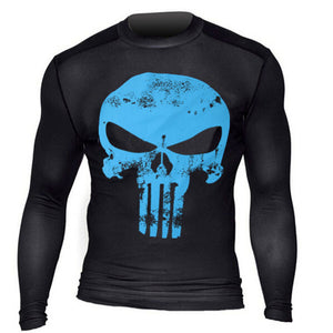 Hot 3D Print Superhero Long Sleeve Compression T-shirt - SpookyHollow