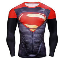 Load image into Gallery viewer, Hot 3D Print Superhero Long Sleeve Compression T-shirt - SpookyHollow