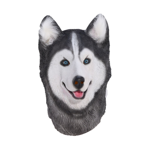 Halloween  Siberian Husky Dog Latex Mask - SpookyHollow