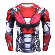 Load image into Gallery viewer, Hot 3D Print Superhero Long Sleeve Compression T-shirt - SpookyHollow