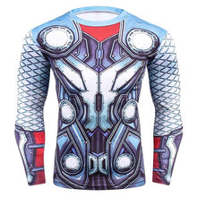 Load image into Gallery viewer, Hot 3D Print Superhero Long Sleeve Compression T-shirt - SpookyHollow