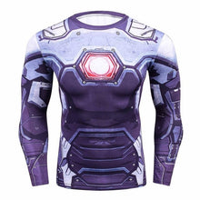 Load image into Gallery viewer, Hot 3D Print Superhero Long Sleeve Compression T-shirt - SpookyHollow