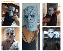 Load image into Gallery viewer, Game Of Thrones NIGHT KING Halloween Latex Mask - SpookyHollow