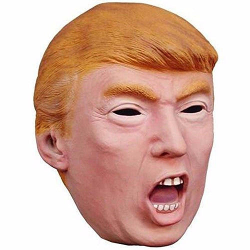 Funny Realistic Donald Trump/ Hilary Clinton Latex Masks - SpookyHollow