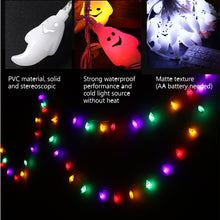 Load image into Gallery viewer, 4.5M 40 LED Halloween Ghost String Lights (Battery-powered) - SpookyHollow