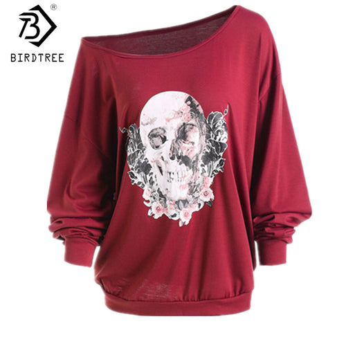 Women Sexy Halloween Off Shoulder Shirt - SpookyHollow