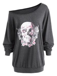 Women Sexy Halloween Off Shoulder Shirt - SpookyHollow