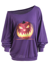 Load image into Gallery viewer, Women Sexy Halloween Off Shoulder Shirt - SpookyHollow