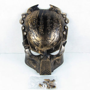 Exquisite Replica AVP Predator Metallic Mask - SpookyHollow