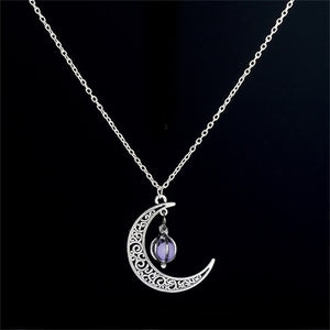 Amazing Moon Glowing Necklace - SpookyHollow