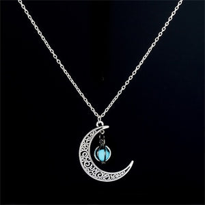 Amazing Moon Glowing Necklace - SpookyHollow