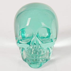 2 inch Handmade Natural stone skull figurine (Crystal Carved) - SpookyHollow