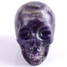 Load image into Gallery viewer, 2 inch Handmade Natural stone skull figurine (Crystal Carved) - SpookyHollow