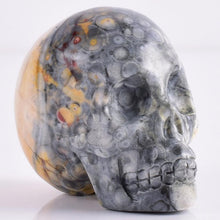 Load image into Gallery viewer, 2 inch Handmade Natural stone skull figurine (Crystal Carved) - SpookyHollow