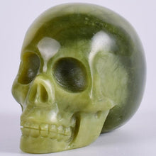 Load image into Gallery viewer, 2 inch Handmade Natural stone skull figurine (Crystal Carved) - SpookyHollow