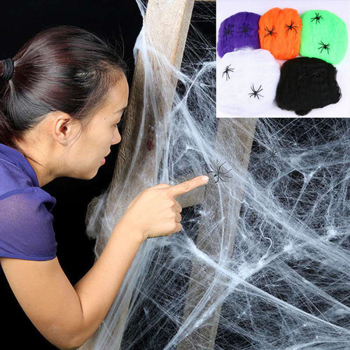 Stretchy Cobweb Decoration - SpookyHollow