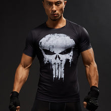 Load image into Gallery viewer, 3D Superhero Short Sleeve Compression  Shirts - SpookyHollow