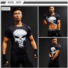 Load image into Gallery viewer, 3D Superhero Short Sleeve Compression  Shirts - SpookyHollow