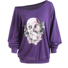 Load image into Gallery viewer, Women Sexy Halloween Off Shoulder Shirt - SpookyHollow