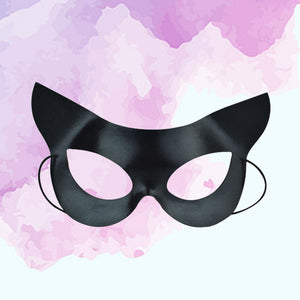 Black Masquerade Face Mask - SpookyHollow