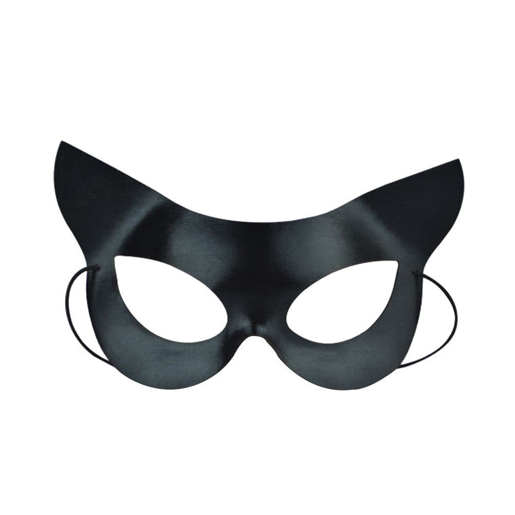 Black Masquerade Face Mask - SpookyHollow