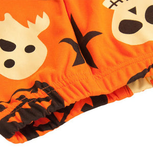 Cute Kids Halloween Boy/Girl Long Sleeve Pumpkin Print Pj's Set - SpookyHollow