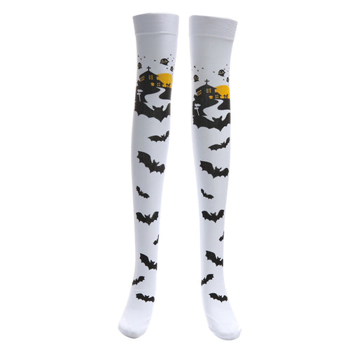 1Pair Over The Knee Halloween Stockings - SpookyHollow