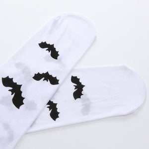 1Pair Over The Knee Halloween Stockings - SpookyHollow