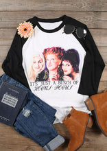 Load image into Gallery viewer, Plus Size Women Hocus Pocus Baseball t shirts 3/4 Sleeves - SpookyHollow