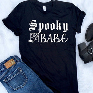 Casual Women GraphicTees - SpookyHollow