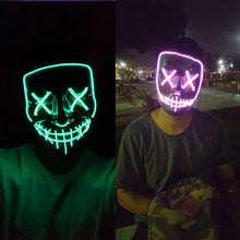 Load image into Gallery viewer, LED Light Up Party Masks - SpookyHollow