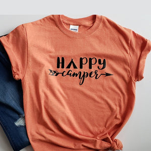 Women Fashion Letter Print T-shirts - SpookyHollow